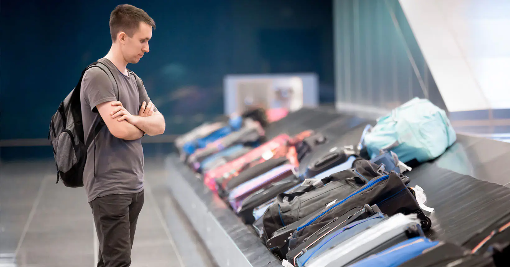 bagagem perdida loja capa